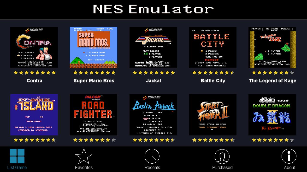nes emulator games for mac